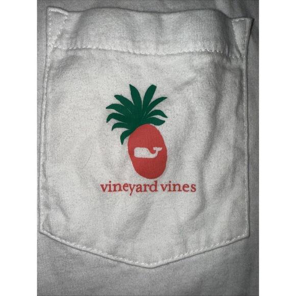 Vineyard Vines Floral Tropical Preppy Designer Logo Hawaiin Basic Tee Boys XL - Picture 8 of 10